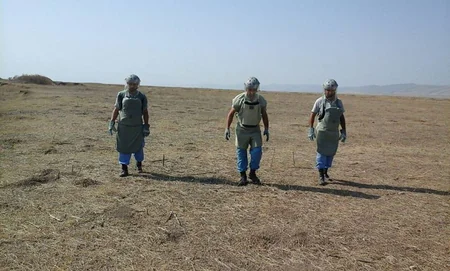 Ağdam və Tərtərdə partlamış hərbi sursatların qalıqları aşkarlanıb