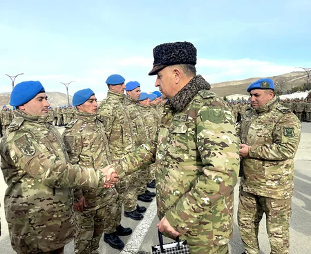 Azerbaijani Chief of General Staff inspects intensive combat training of military units