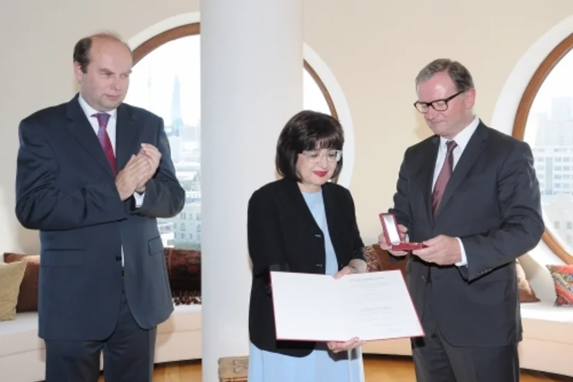 Azərbaycanın nazir müavini Avstriyanın fəxri xaç ordeni ilə təltif olunub