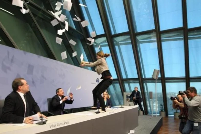 ​Avropa Mərkəzi Bankının sədri hücuma məruz qalıb