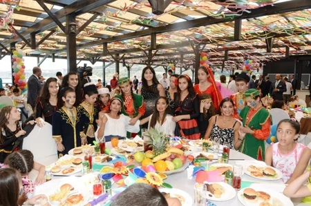 Azerbaijan’s First Lady celebrated her birthday with children