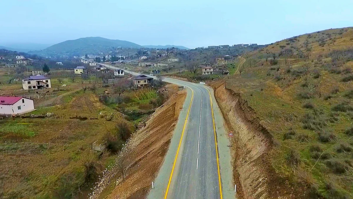 Suqovuşan və Talış kəndlərinə yol tikintisi 1-ci mərhələ üzrə yekunlaşıb