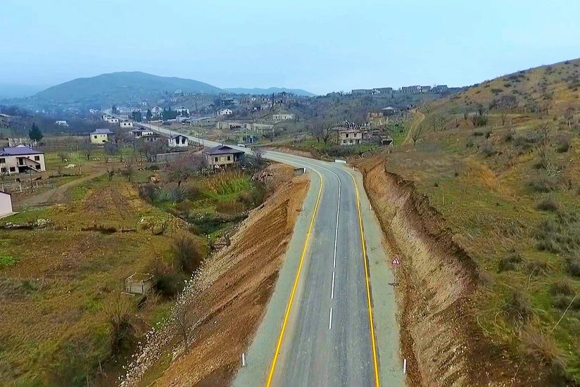 Suqovuşan və Talış kəndlərinə yol tikintisi 1-ci mərhələ üzrə yekunlaşıb