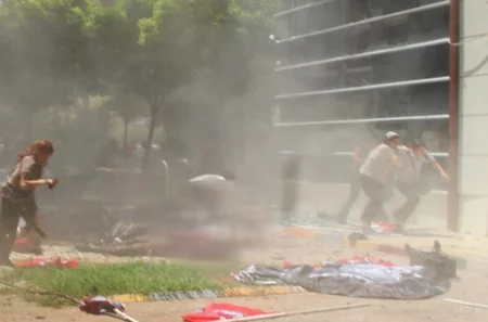 Türkiyənin Şanlıurfa vilayətində terror aktı: ölənlərin sayı 31-ə çatıb - YENİLƏNİB 4 - VİDEO