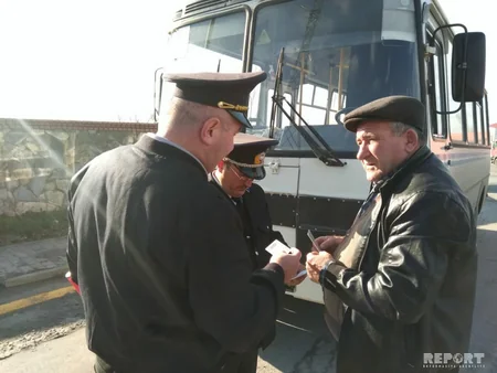 В Шеки проведен рейд, 25 водителей оштрафованы - ФОТО - ВИДЕО - ОБНОВЛЕНО