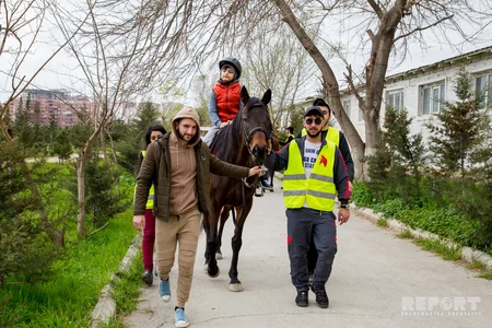 Atların müalicə etdiyi insanlar - REPORTAJ