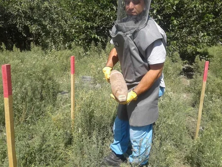 Füzulidə daha bir mərmi tapılıb