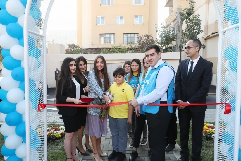 Bizim həyət layihəsi çərçivəsində abadlaşdırılan növbəti həyət istifadəyə verilib - FOTO