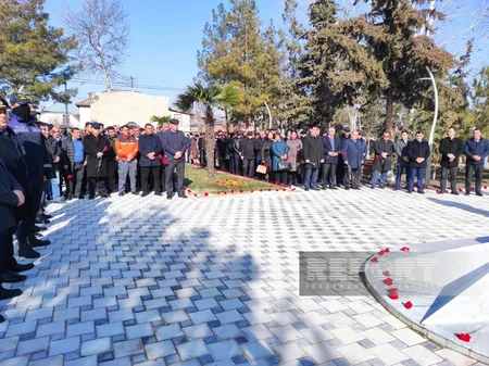 Zərdabda Xocalı soyqırımının ildönümü ilə bağlı anım mərasimi keçirilib