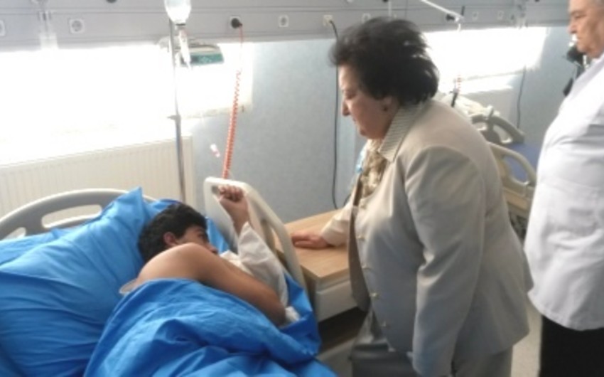 ​Ombudsman yanğın baş vermiş binada zərərçəkənlərə baş çəkib