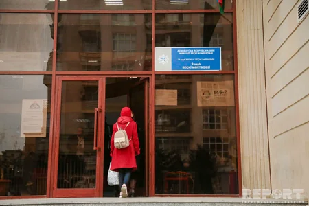Азербайджанский народ выбирает членов муниципалитета - ФОТОРЕПОРТАЖ