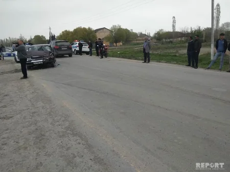 Neftçalada yol qəzası baş verib, xəsarət alanlar var - FOTO - VİDEO - YENİLƏNİB