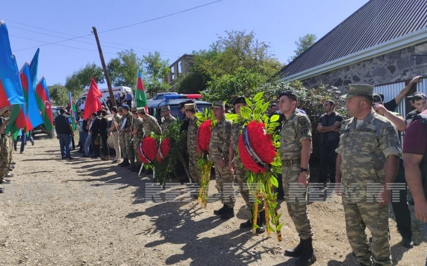 Şəhid Kənan Nəsibov Tovuzda dəfn edilib
