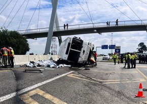 12 dead, dozens hurt as bus overturns in South Africa