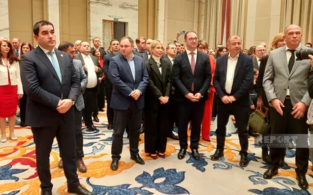 Tbilisidə Türkiyə Cümhuriyyətinin yaranmasının 101-ci ildönümü qeyd olunub