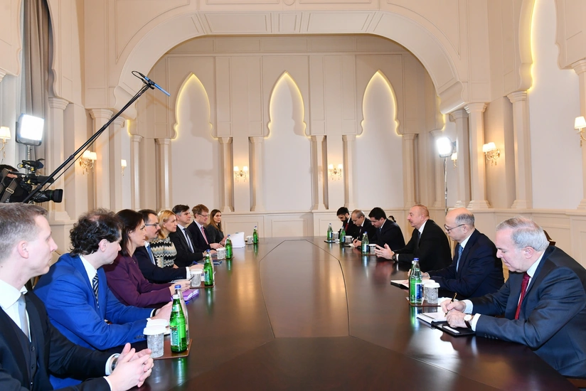 President Ilham Aliyev receives delegation led by EU Commissioner