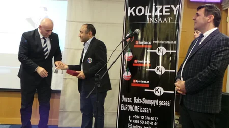 2015-ci ildə idman sahəsində fərqlənənlərin mükafatlandırma mərasimi keçirilib