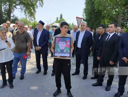 Qubada Birinci Qarabağ müharibəsinin şəhidi İdris Baxışov dəfn edilib - YENİLƏNİB