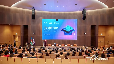 Azercell və ADA Universiteti Fondunun tərəfdaşlığı ilə “TechFront” akademiya-sənaye görüşü olub