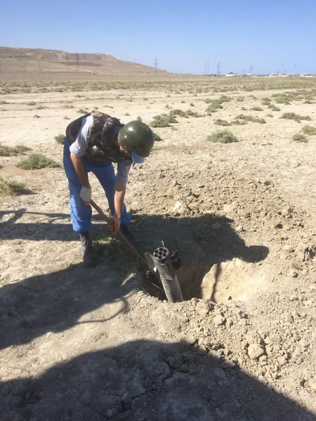 Giləzi qəsəbəsində 386 ədəd partlamamış hərbi sursat aşkar edilib