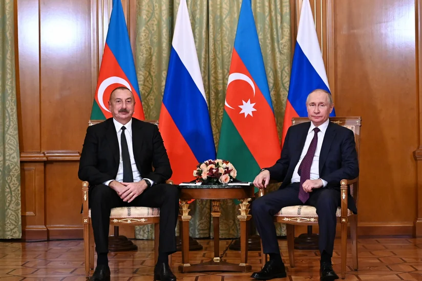 Vladimir Putin congratulates Azerbaijani President 