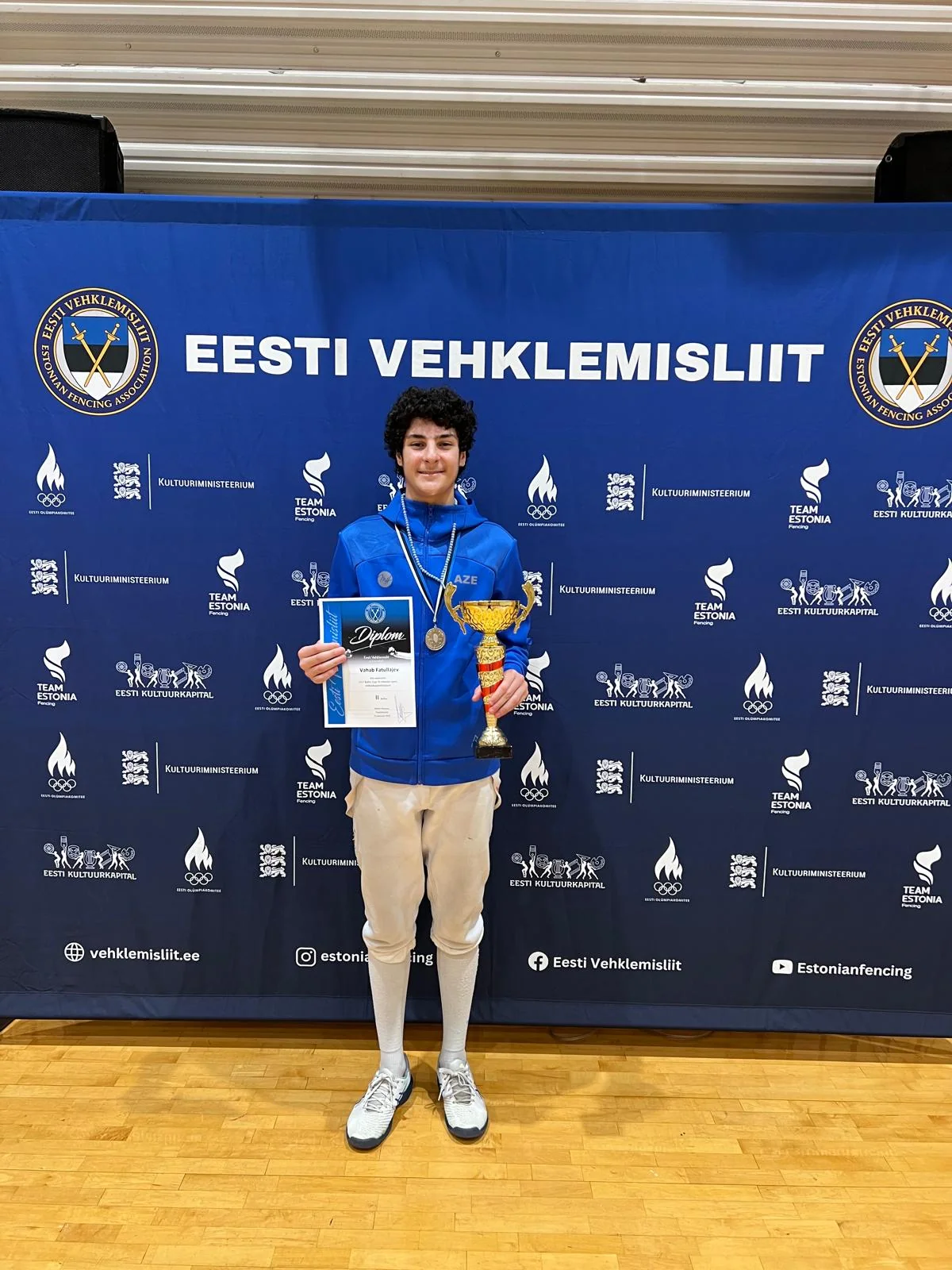 Azərbaycan qılıncoynadanı Estoniyada bürünc medal qazanıb