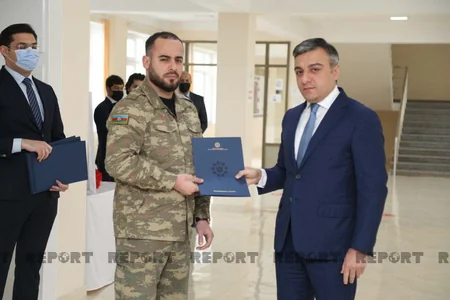 Şəhid ailələri və müharibə əlillərinə daha 100 mənzil verilib