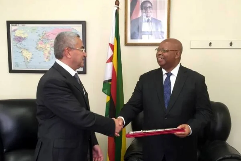 Səfir Elxan Poluxov Zimbabve parlamentinin spikeri ilə görüşüb