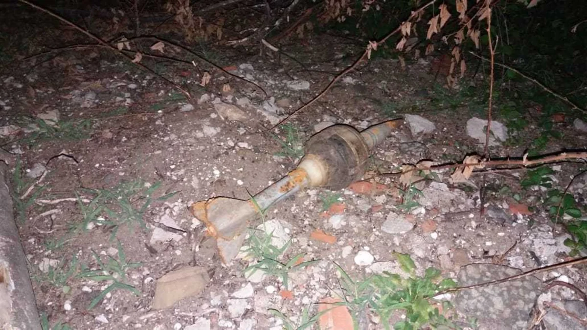 Lənkəranda 1 ədəd top mərmisi aşkarlanıb - FOTO