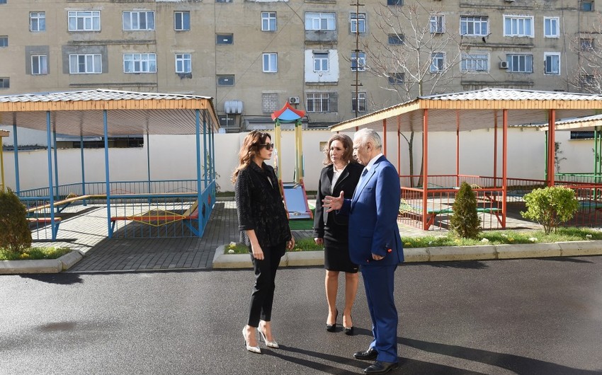 Mərdəkandakı “İnci” körpələr evi-uşaq bağçasının binasının əsaslı təmirdən sonra açılışı olub