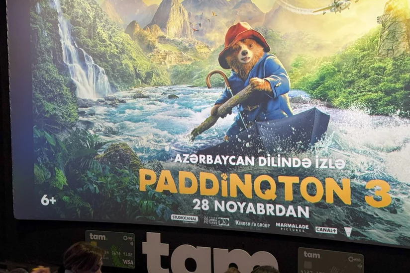 “CineMastercard”da Azərbaycan dilində dublyaj olunan “Paddinqton 3” komediyası təqdim olunub