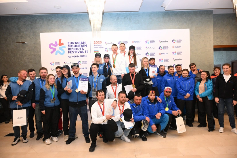 Azərbaycan təlimçiləri Avrasiya Dağ Kurortları Alyansının xizək yarışında medal qazanıblar