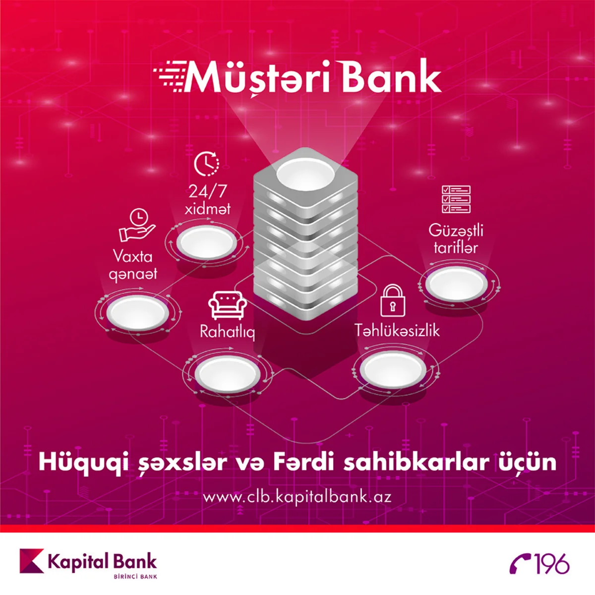 Kapital Bank müştəri-bank sistemini inkişaf etdirir