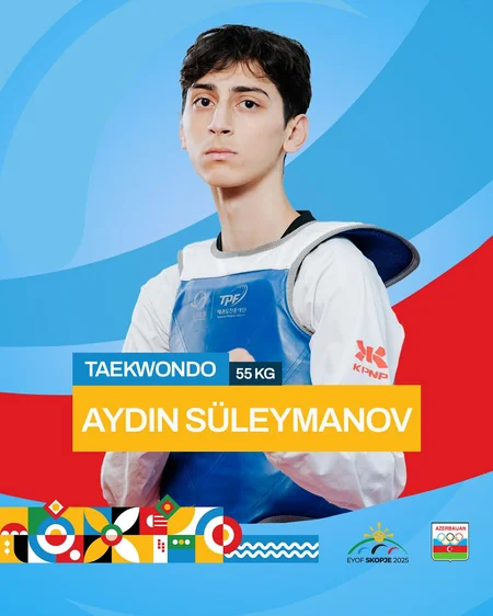 EYOF-da Azərbaycanı 8 taekvondoçu təmsil edəcək
