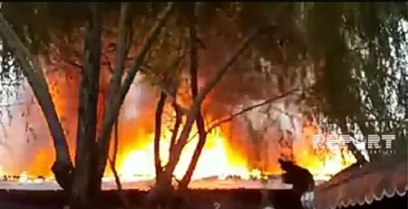 Qusarın yanan bazarında sahibkarlara dəyən ziyanın məbləği məlum olub - FOTO - VİDEO