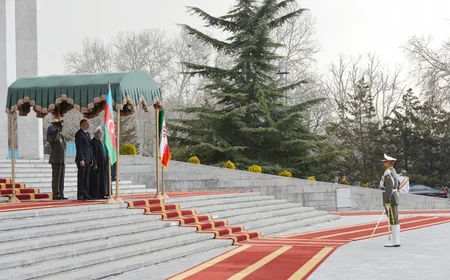 İlham Əliyevin Tehranda rəsmi qarşılanma mərasimi olub