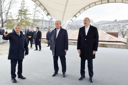 Azərbaycan və Qazaxıstan prezidentləri Şuşaya səfər ediblər - YENİLƏNİB