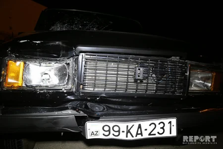 Bakı-Sumqayıt yolunda avtomobil piyadanı vuraraq öldürüb - FOTO