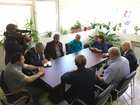 Федерация дзюдо Азербайджана подарила Спортивному обществу МВД спортивные костюмы и татами