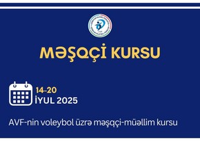 Azərbaycan Voleybol Federasiyası məşqçi-müəllimlər üçün kurs təşkil edəcək