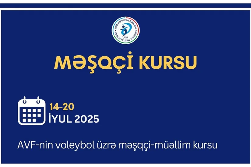 Azərbaycan Voleybol Federasiyası məşqçi-müəllimlər üçün kurs təşkil edəcək