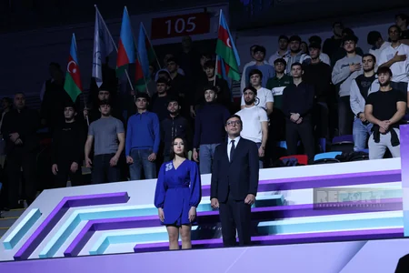 Milli Gimnastika Arenasında Dünya Kubokunun açılış mərasimi keçirilib