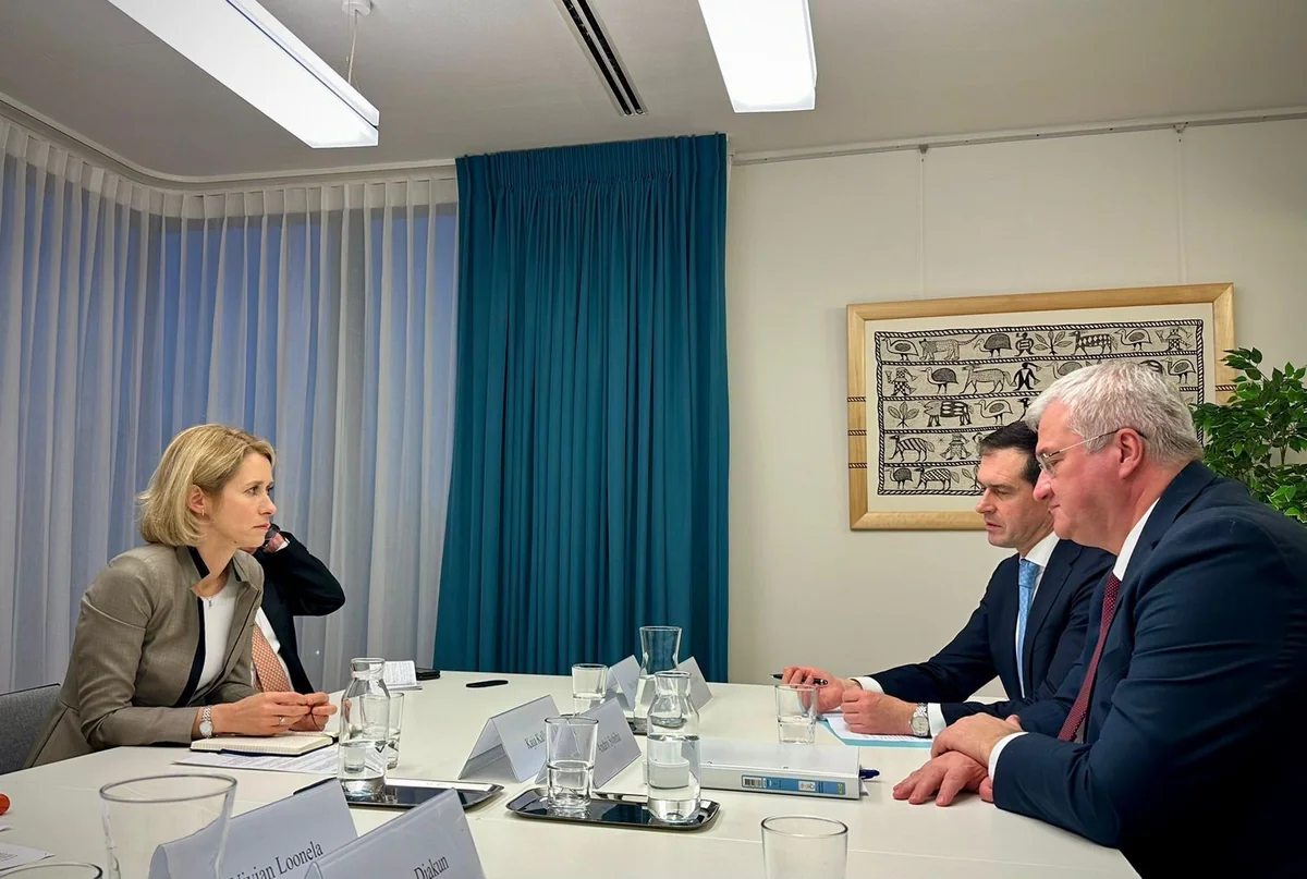 Sibiha holds talks with Kallas on peace efforts in Ukraine