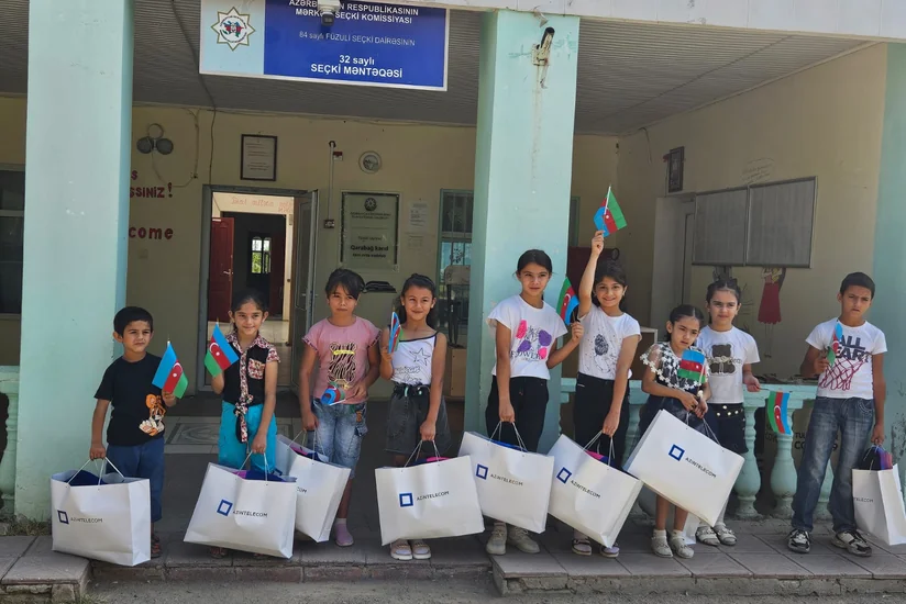 AzInTelecom və AzQAC Qarabağda “Məktəbə Qayıdış” aksiyası keçirib