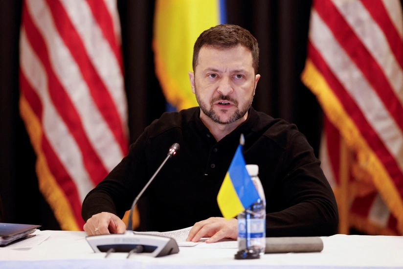 Ukrayna Prezidenti Almaniyada yerləşən ABŞ-nin aviabazasına gedib