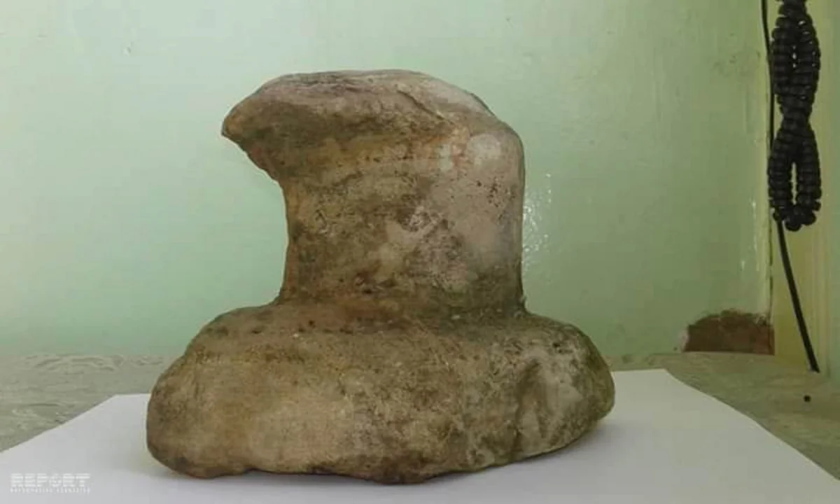 Cəlilabadda yaşı 4,5 min il olan iki ədəd büt tapılıb - FOTO