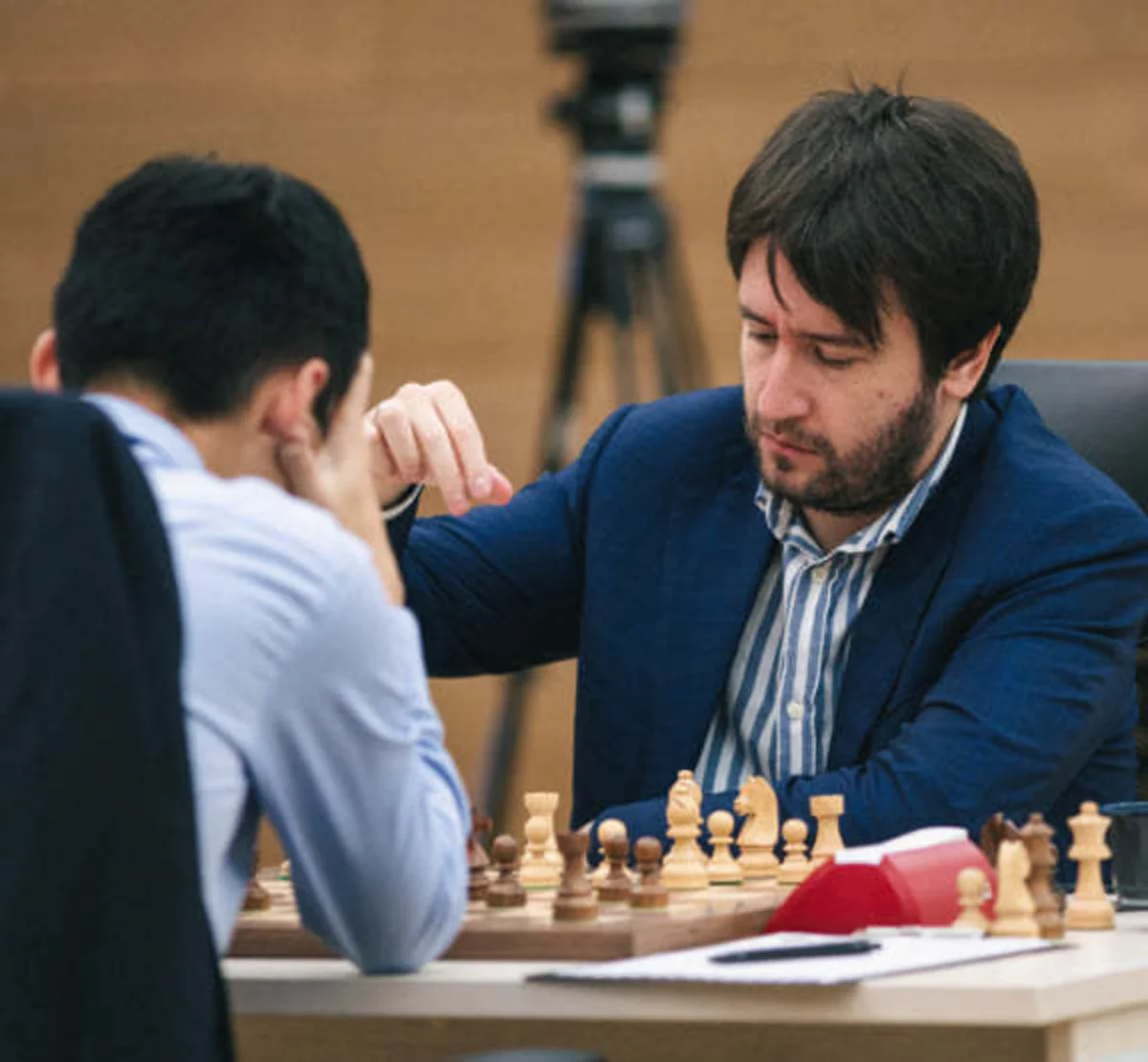 Teymur Rəcəbov Dünya Kubokunun finalında ilk görüşünü keçirib