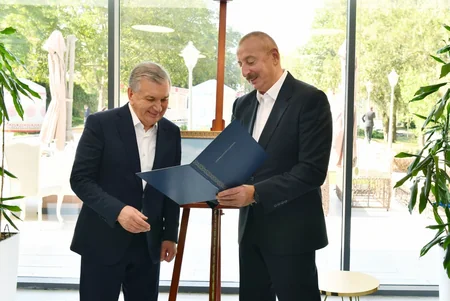 Azərbaycan ilə Özbəkistan prezidentləri və xanımları Şuşaya səfər ediblər - YENİLƏNİB