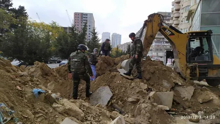 Bakıda binanın zirzəmisində top mərmisi tapılıb