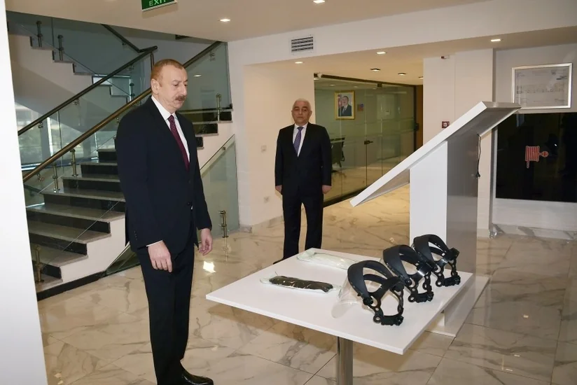 Президент Ильхам Алиев принял участие в открытии комплекса ОАО Азерэнержи